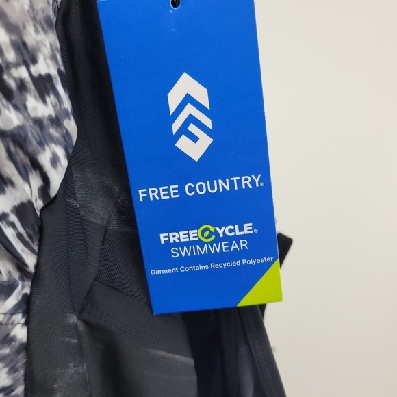 Free Country Womens Paradise Tankini Swimsuit Top Size 3x - Picture 13 of 15